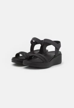 ECCO Flowt Wedge- Sandalen Met Plateauzool - Black 10 ECCO Flowt Wedge- Sandalen Met Plateauzool - Black -ECCO Verkoopwinkel 248eccc5a18d473d9037b6621e413701