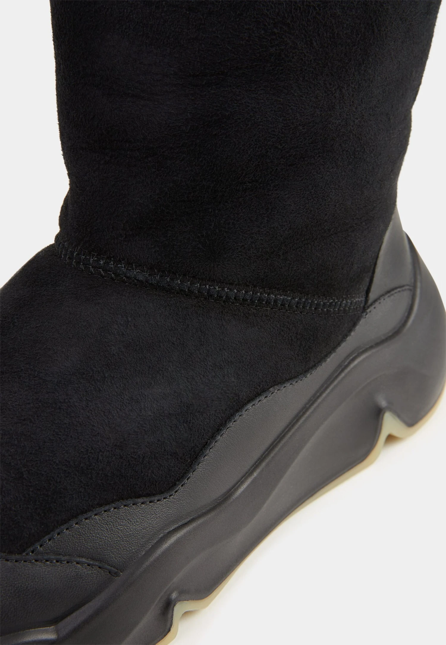 ECCO Chunky- Enkellaarsjes Met Plateauzool - Black/Black 6 ECCO Chunky- Enkellaarsjes Met Plateauzool - Black/Black - Afbeelding 4