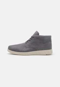 ECCO Lite Hybrid Mid Cut - Sportieve Veterschoenen - Steel