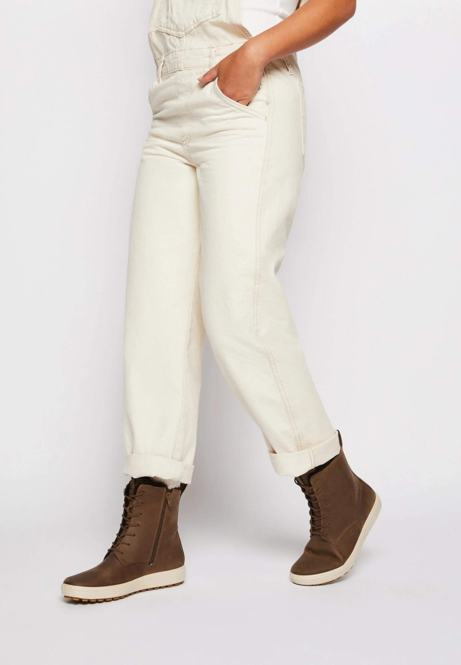 Ecco Soft 7 Tred W - Sneakers Hoog - Birch 3 Ecco Soft 7 Tred W - Sneakers Hoog - Birch