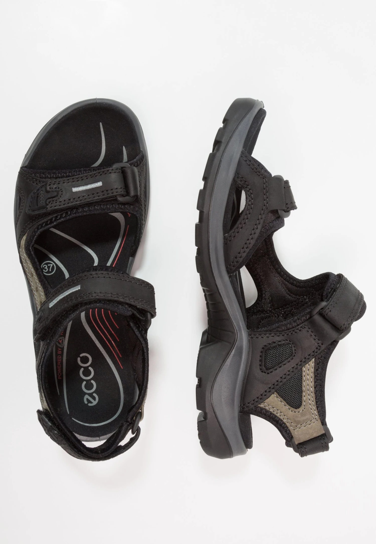 ECCO Yucatan- Outdoorsandalen - Black 4 ECCO Yucatan- Outdoorsandalen - Black - Afbeelding 2