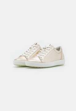 ECCO Soft - Sneakers Laag - Pure White/Gold -ECCO Verkoopwinkel c715e12ed0334bf796ea0f0001e91615